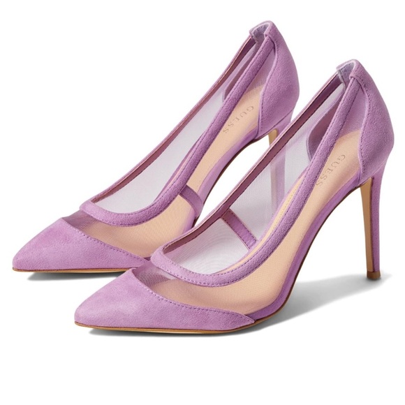 Guess Women’s Ciara Light Purple Suede Pointed Toe Heels | NEW/NIB!!💜💜💜 - Picture 1 of 15